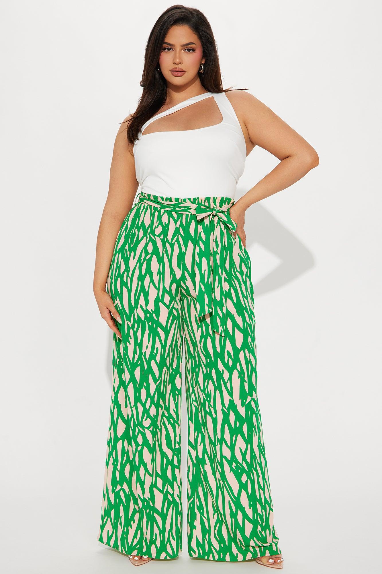 In The Tropics Jumpsuit - Green/combo Product Image