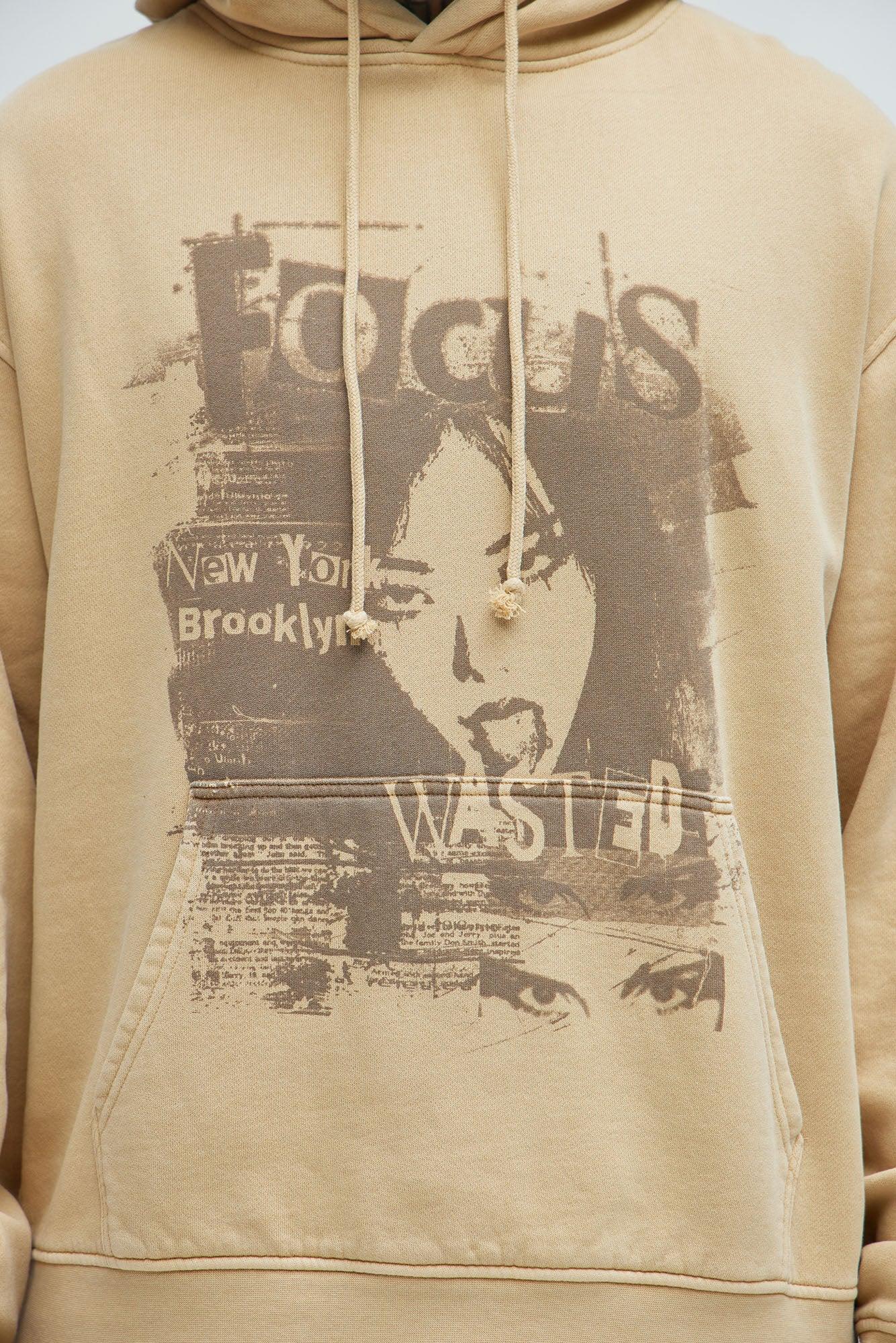 NYC Wasted Hoodie - Sand Product Image