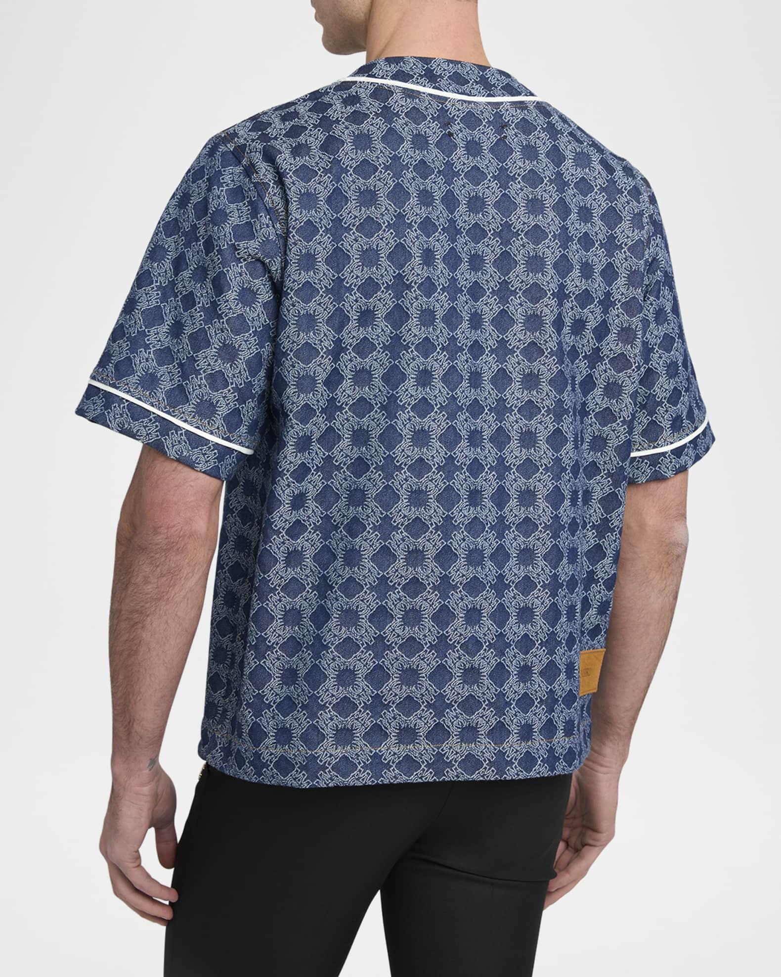 Men's MA Quad Denim Snap-Front Baseball Shirt Product Image