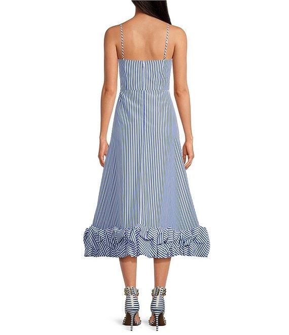 Gianni Bini x Shea Leigh Mills Lucy Jane Stripe Maxi Sway Stripe Print Maxi Dress Product Image