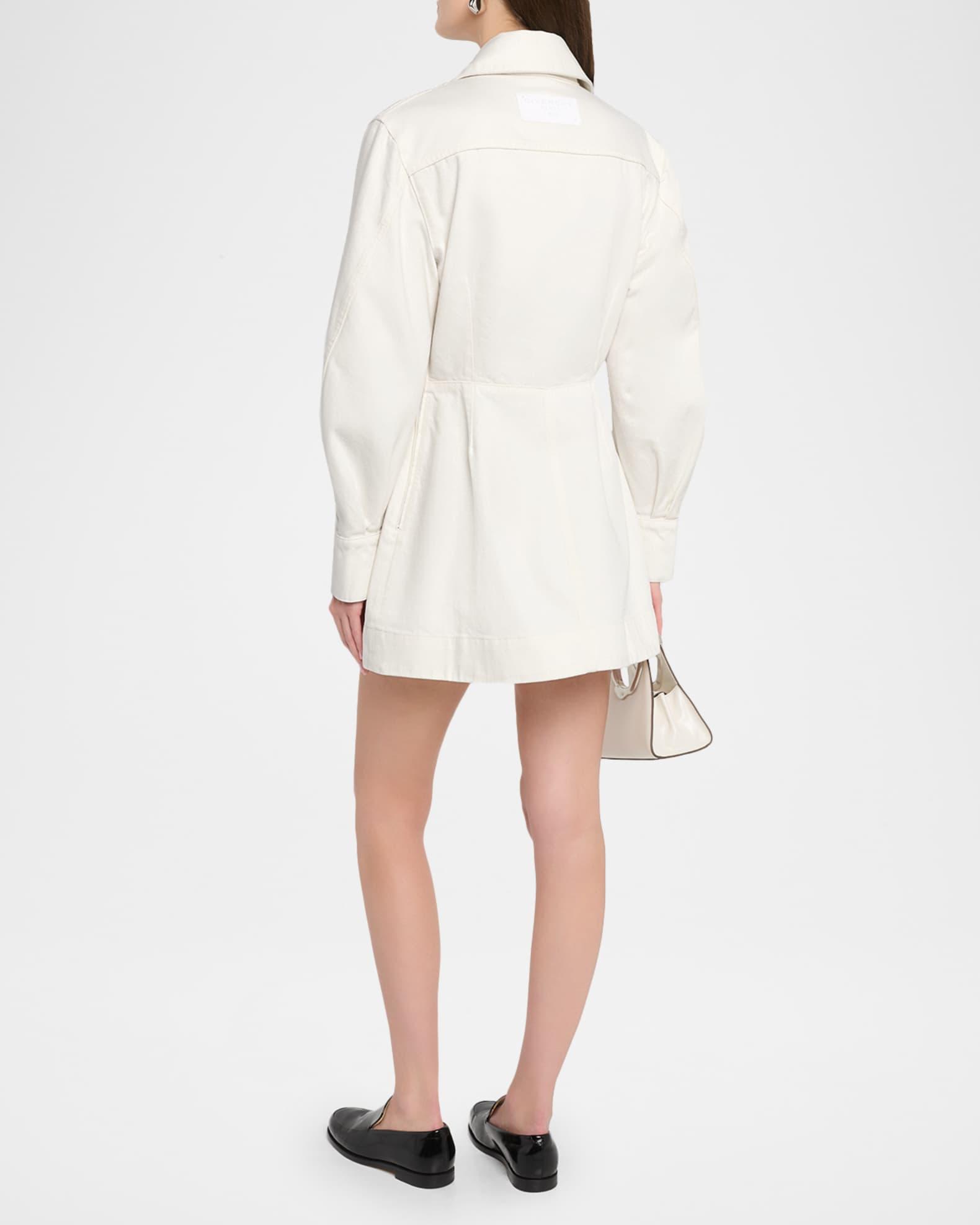 Denim Mini Shirtdress Product Image