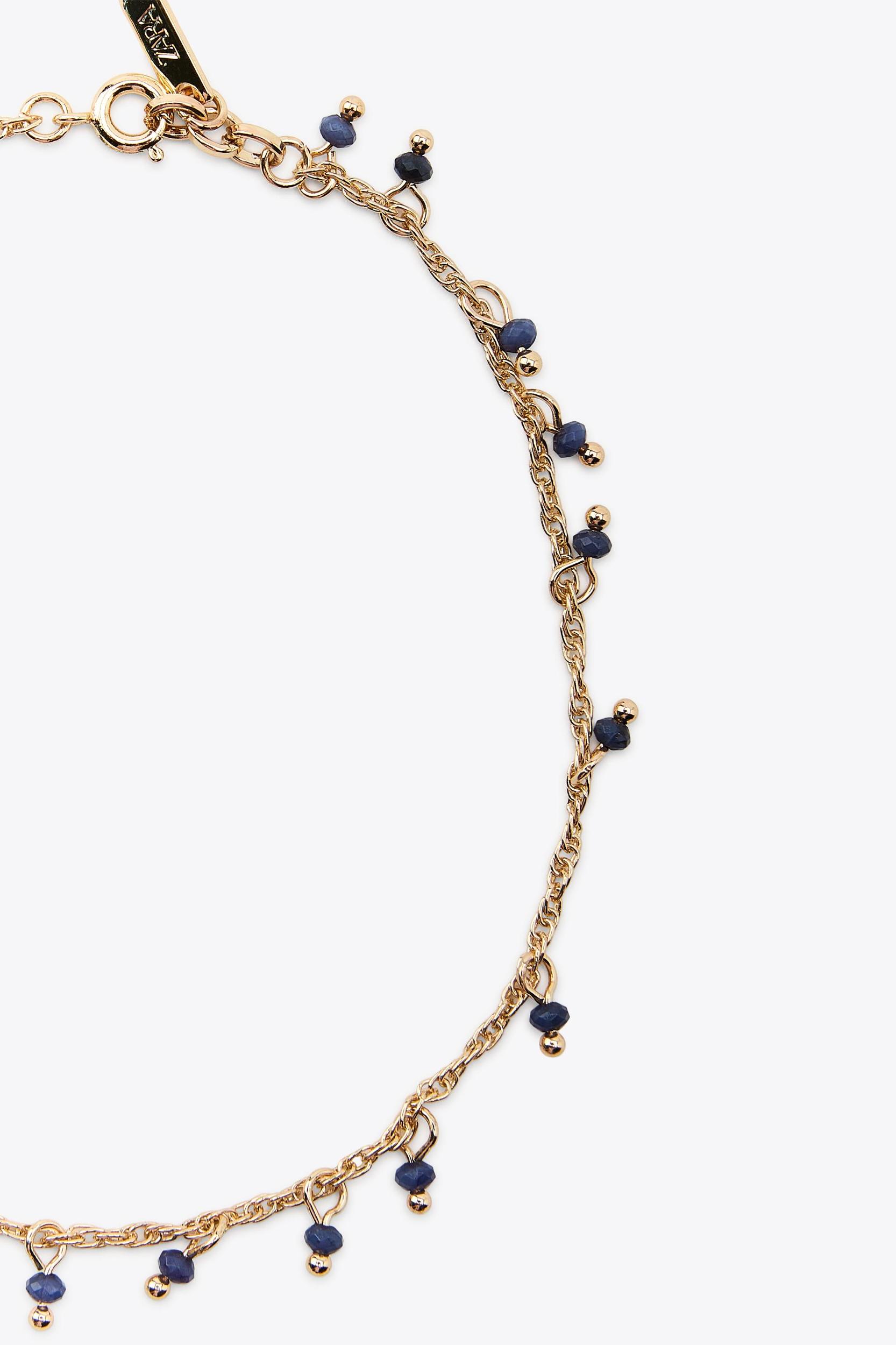 3-PACK OF BEADED ANKLE BRACELETS Product Image