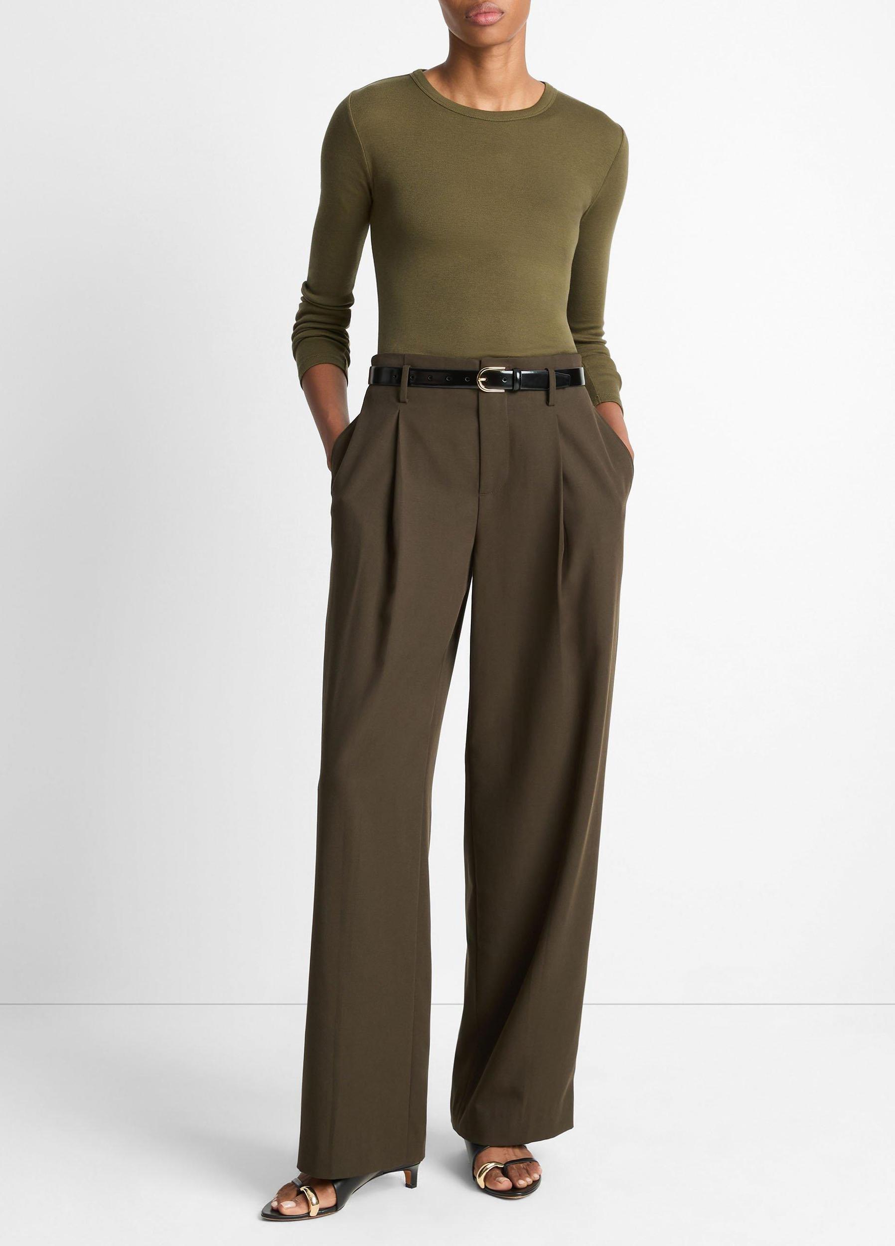 Essential Pima Cotton-Blend Long-Sleeve T-Shirt Product Image