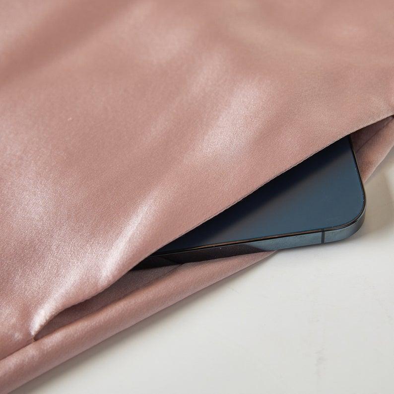 Gift Set | Pure Silk Grey Kimono Robe & Slip Dress | 22 Momme | Float Collection Product Image