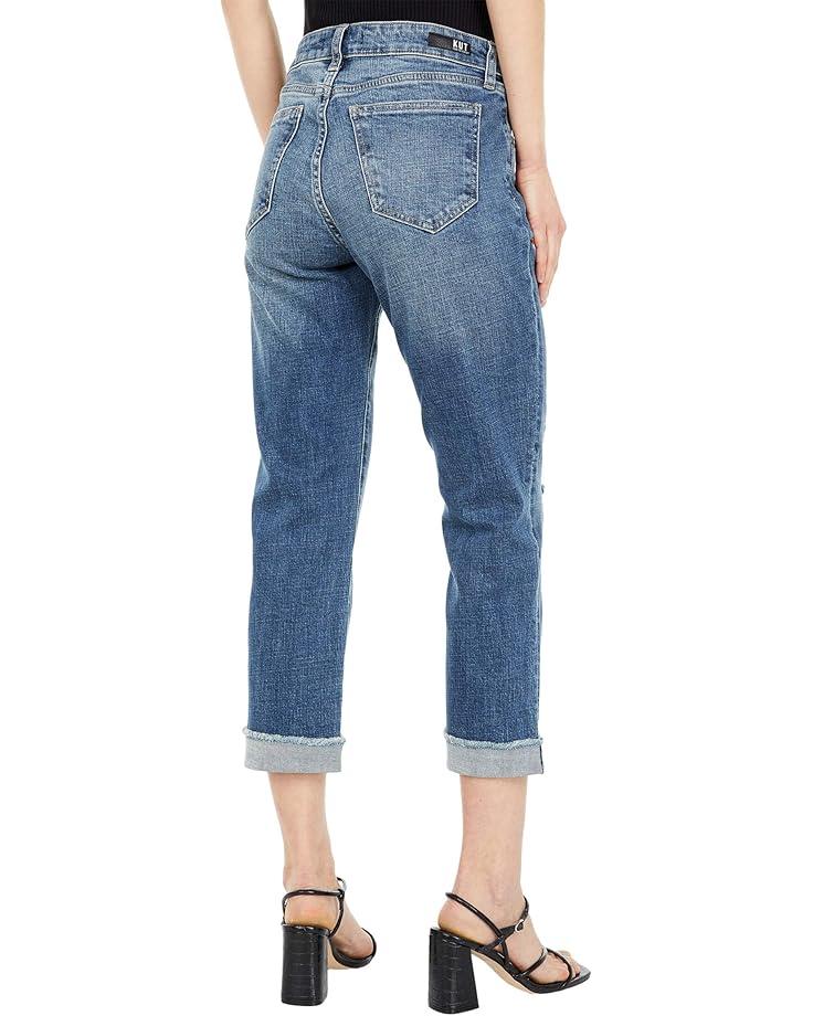 Amy Crop Straight Leg Roll Up With Raw Hem Product Image