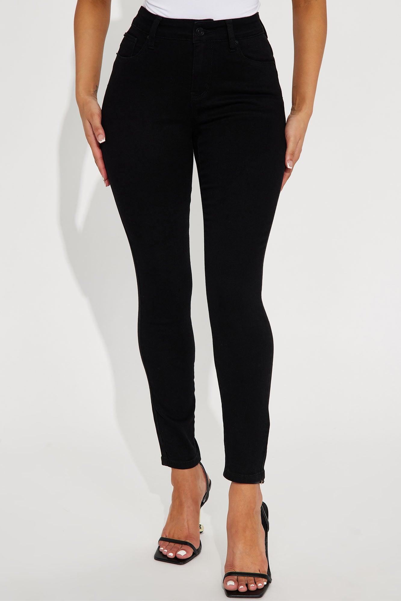 Can't Believe It! Booty Shaping Skinny Jeans - Black Product Image
