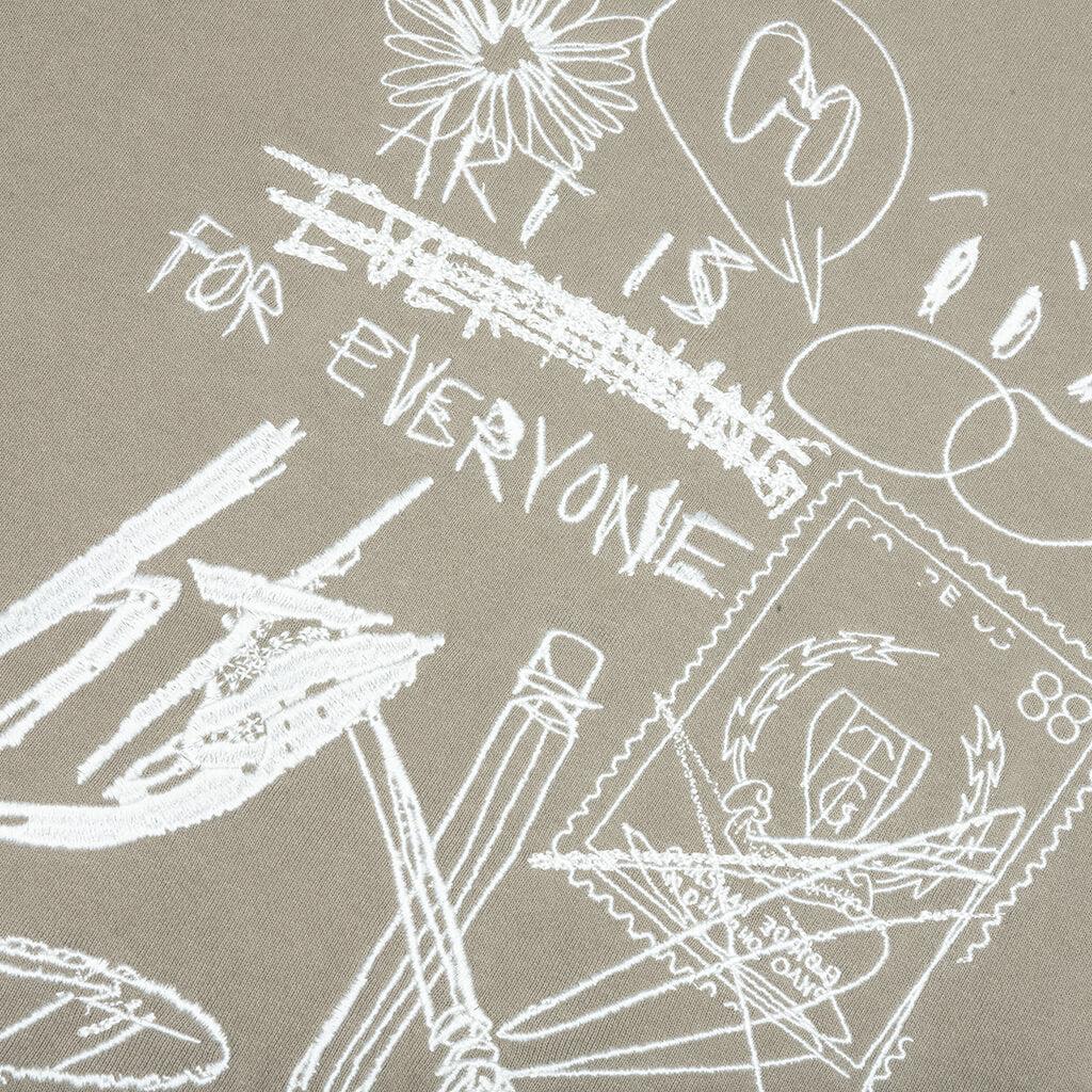 Quick Sketch Crewneck - Taupe Male Product Image