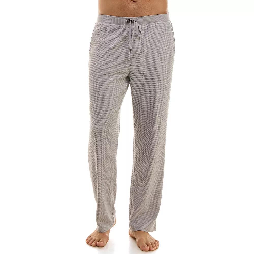 Men's Sonoma Goods For Life® Supersoft Brushed Waffle Weave Pajama Pants, Size: Large, Dark Blue Product Image