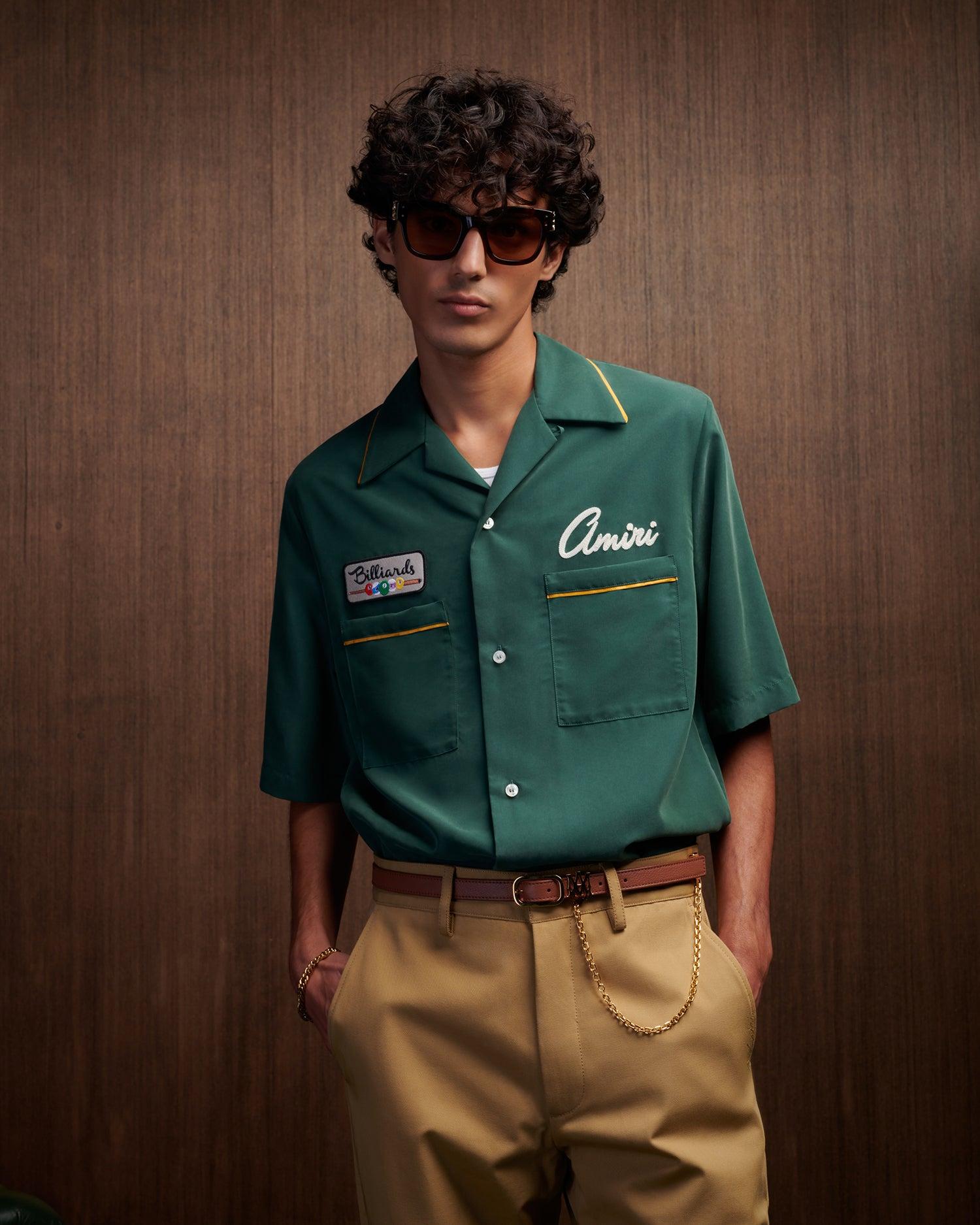 BILLIARDS CLUB CAMP SHIRT - Evergreen Product Image