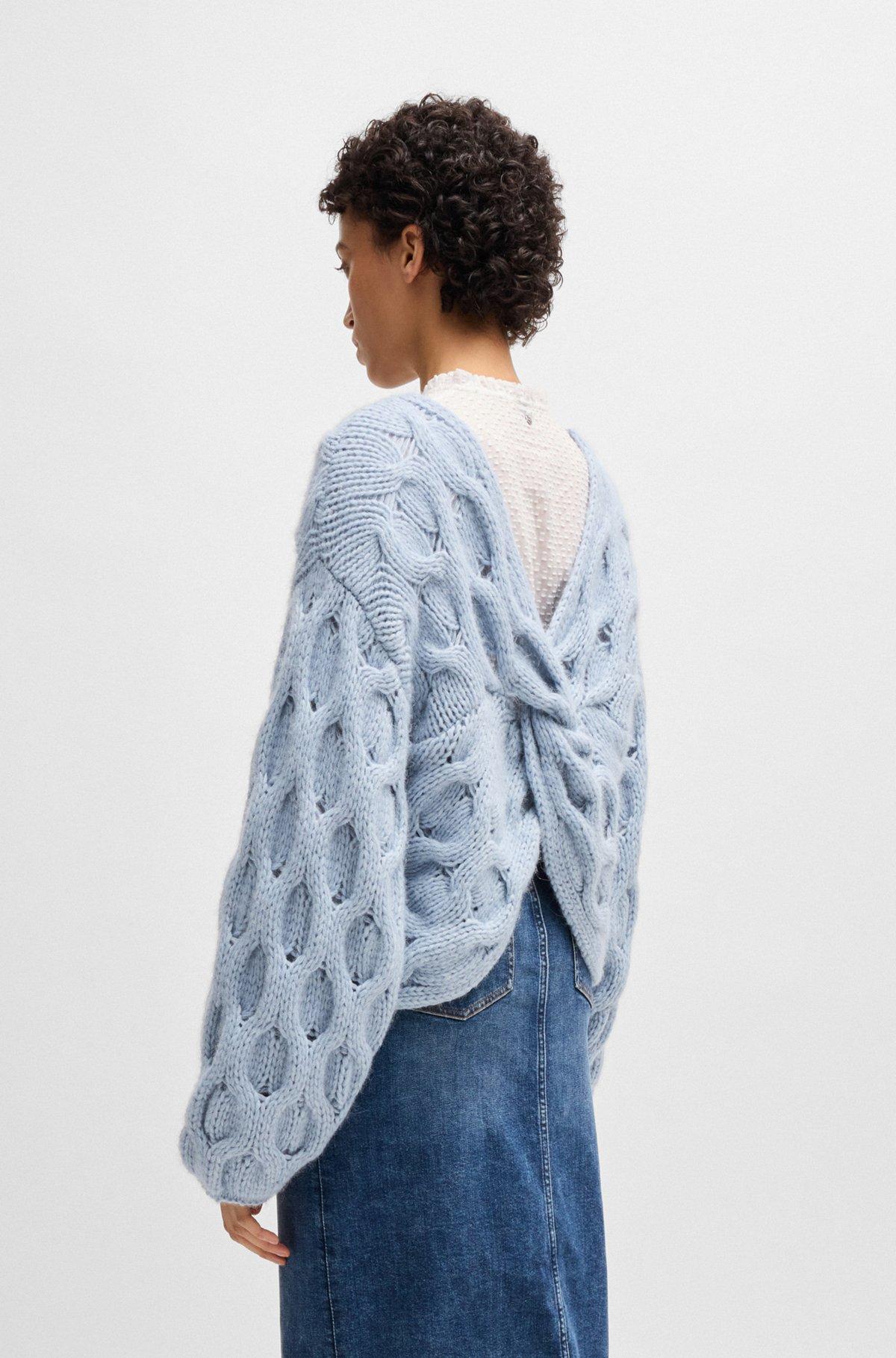 Reversible sweater in an oversize fit Product Image