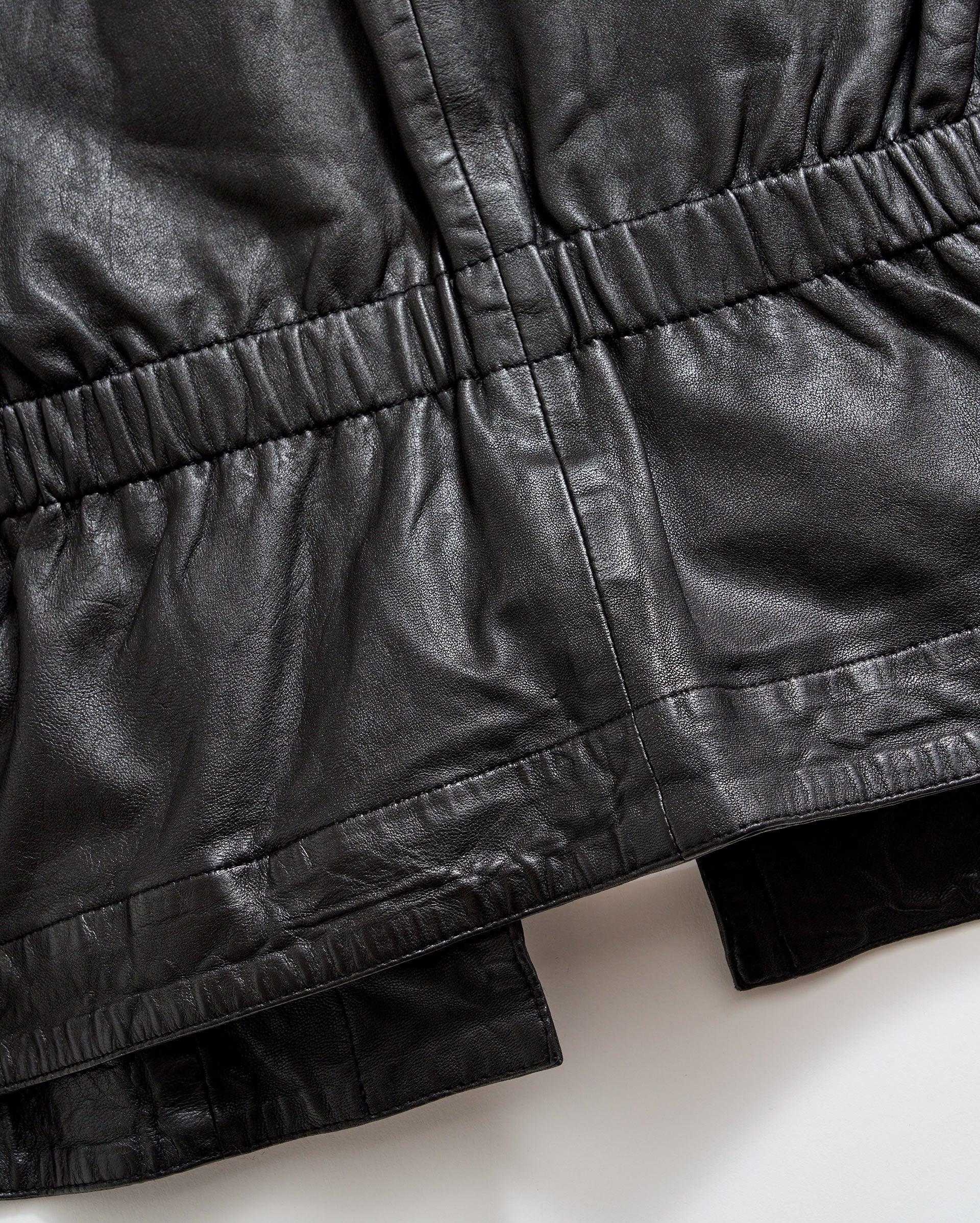 Leather Field Jacket -  Product Image