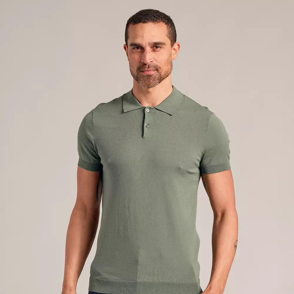 Men's True Classic Stretch Short Sleeve Sweater Polo,  Product Image