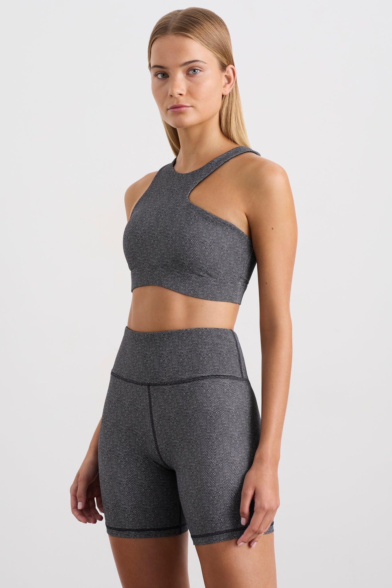 Asymmetric Racer Sports Bra 382 Product Image