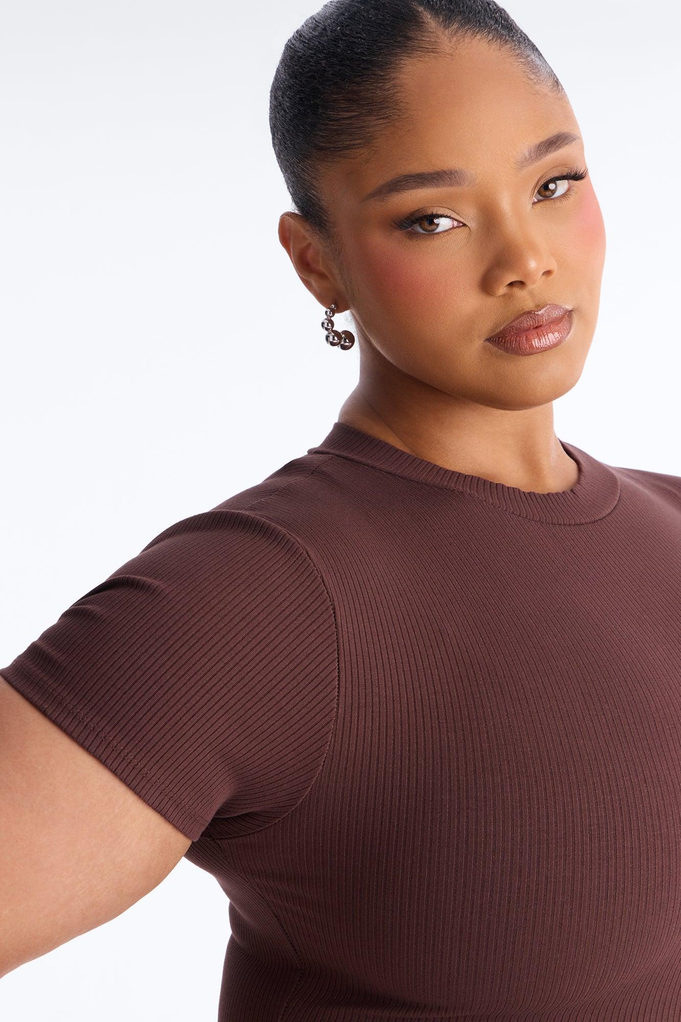 Malia Snatched Romper - Chocolate Female Product Image