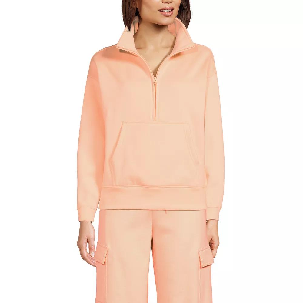 Women's Lands' End Modern Fit Half-Zip Sweatshirt,  Product Image