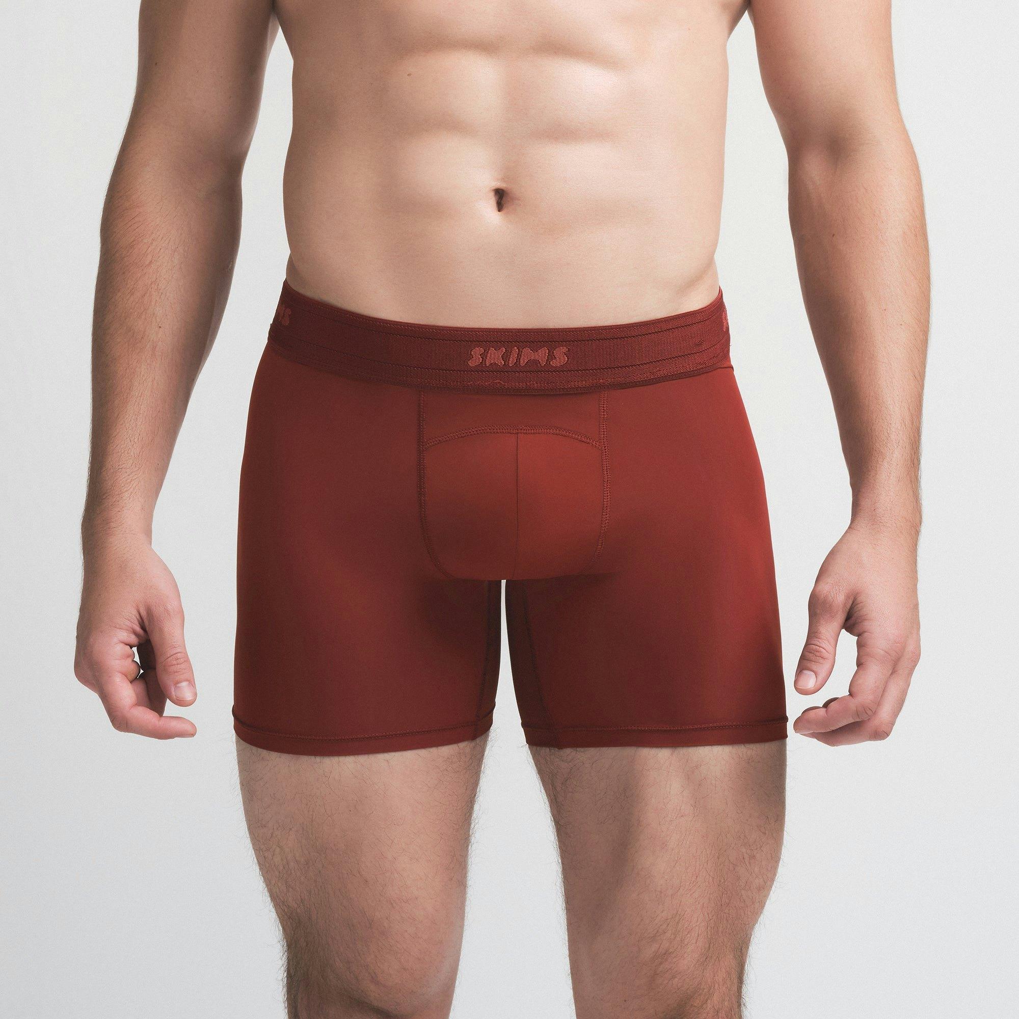 SKIMS SPORT MENS 7" BOXER BRIEF | SANGRIA Product Image