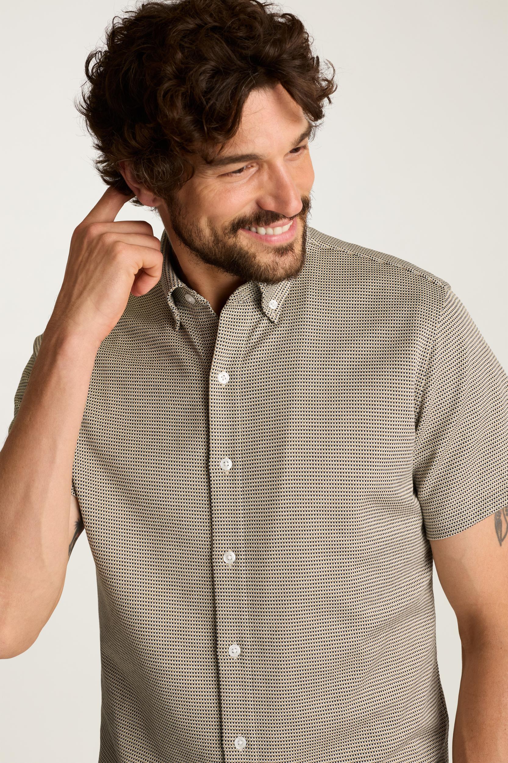 Stretch Pique Shirt Product Image