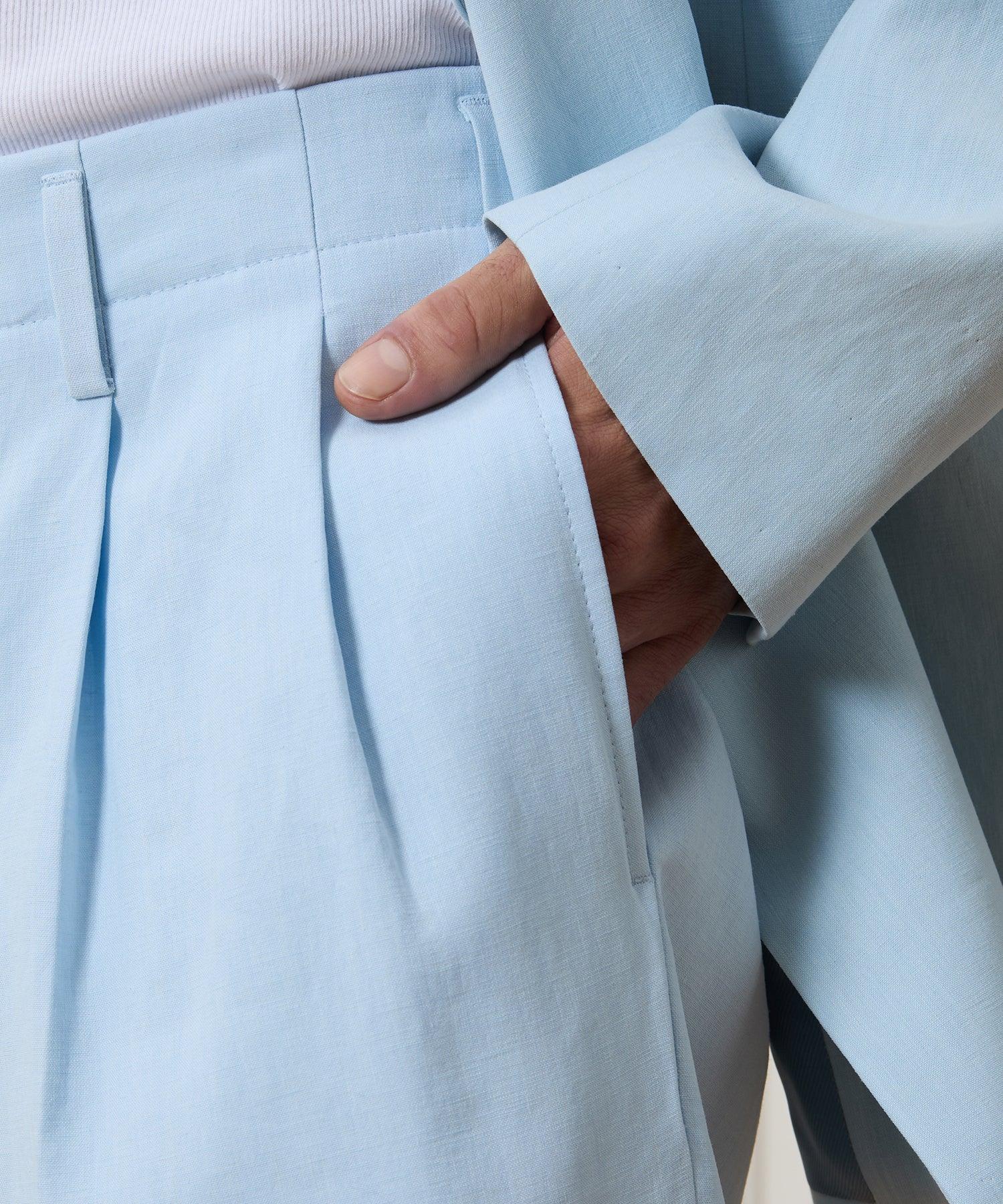 8" Italian Sueded Linen Hollywood Short Product Image