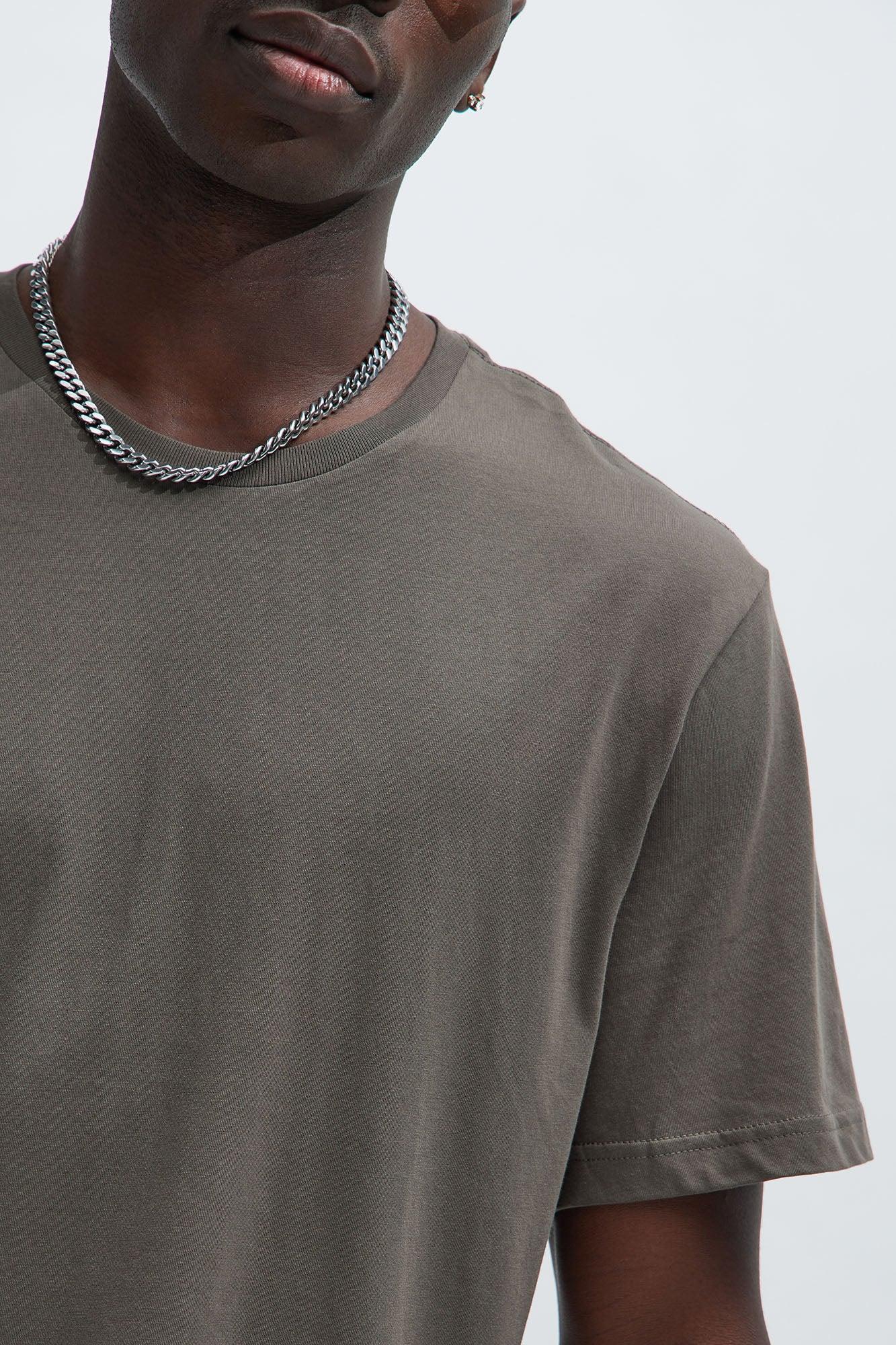 Essential Short Sleeve Crew Tee - Olive Product Image