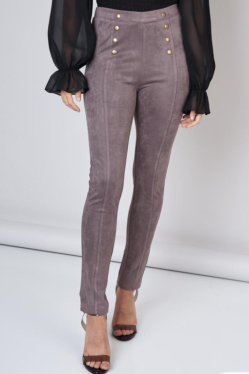 Faux Suede Pants Product Image
