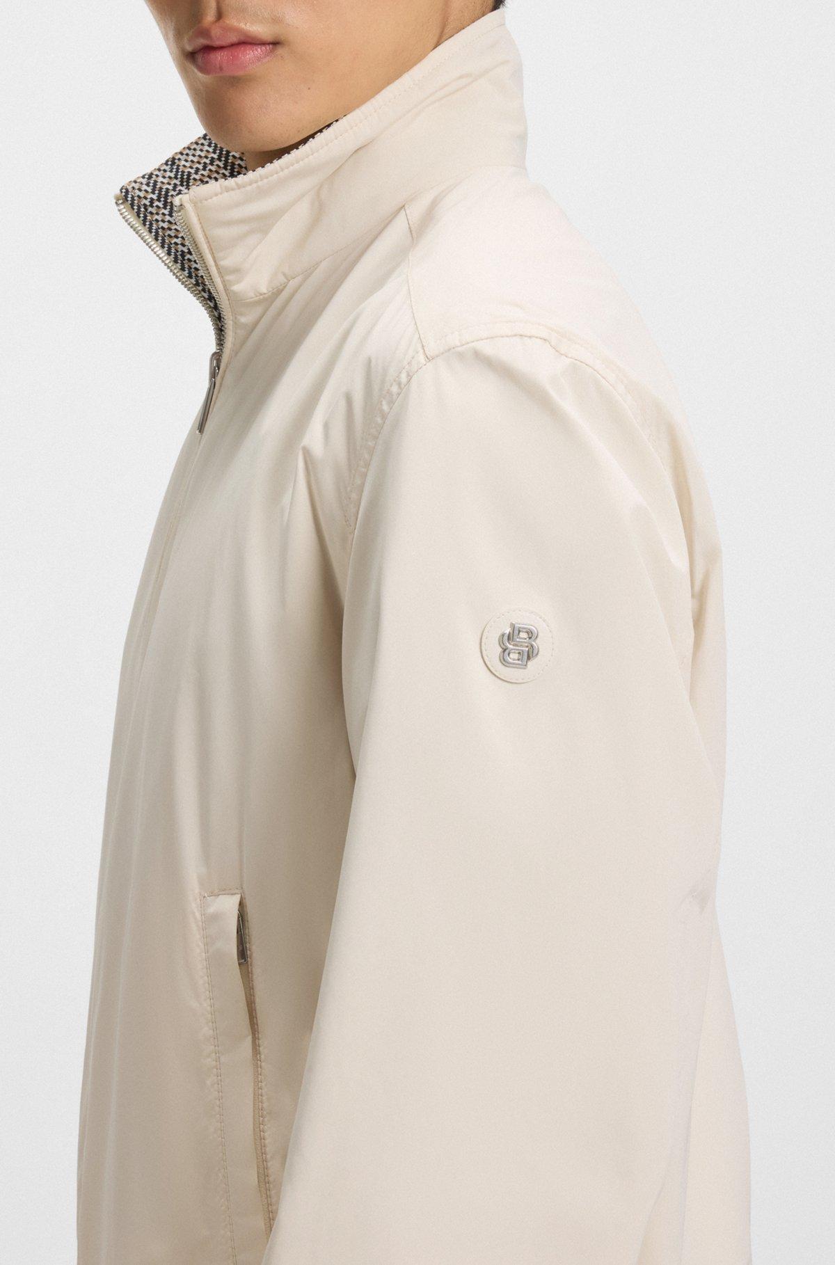 Water-repellent reversible jacket with check pattern Product Image