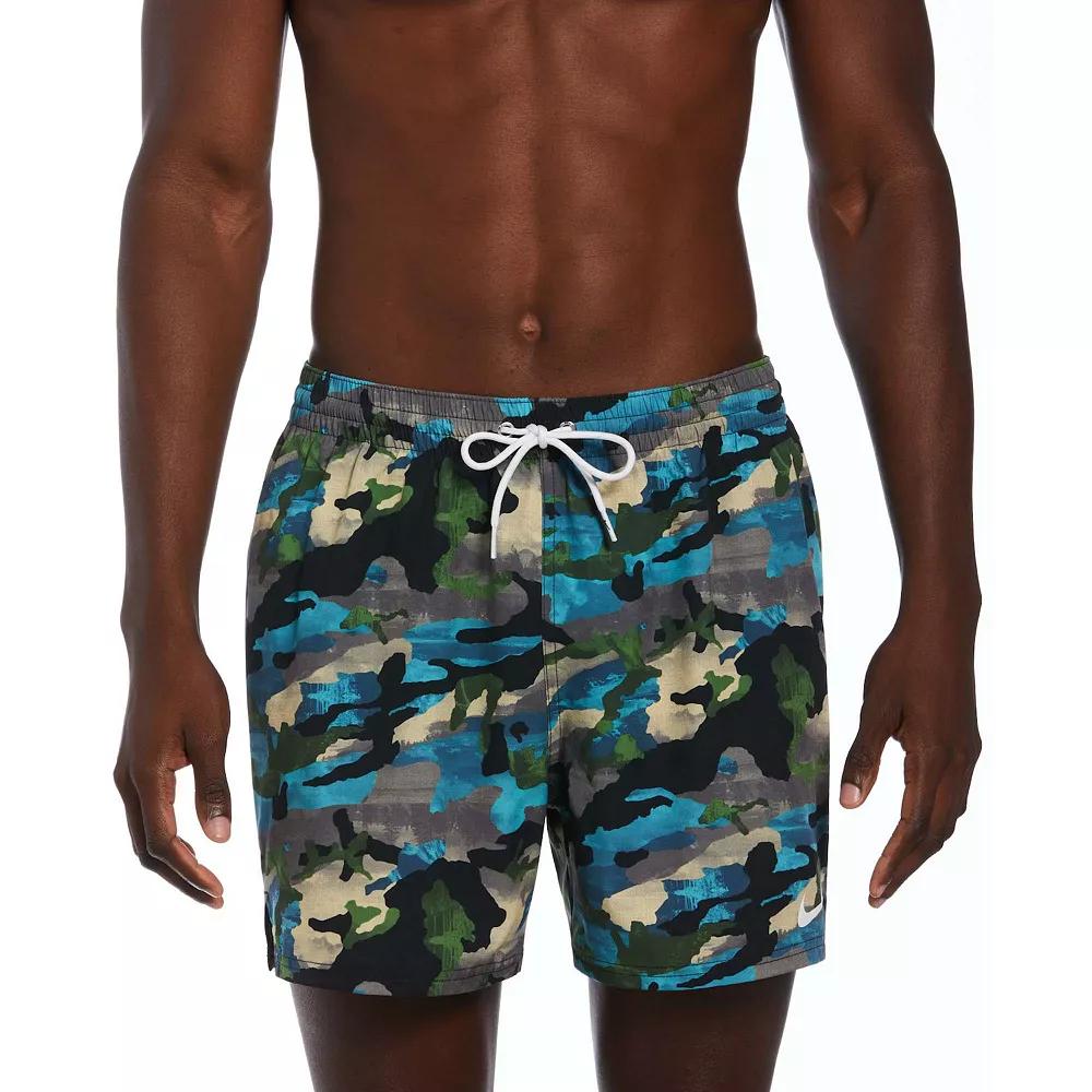 Men's Nike 5" Classic Camo Swim Trunks,  Product Image
