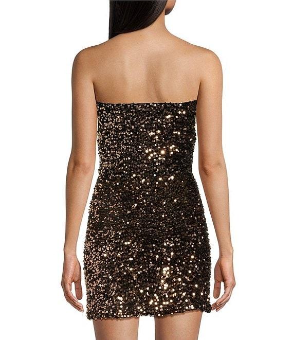 Evolutionary Sequin Strapless Large Bow Coordinating Top Product Image