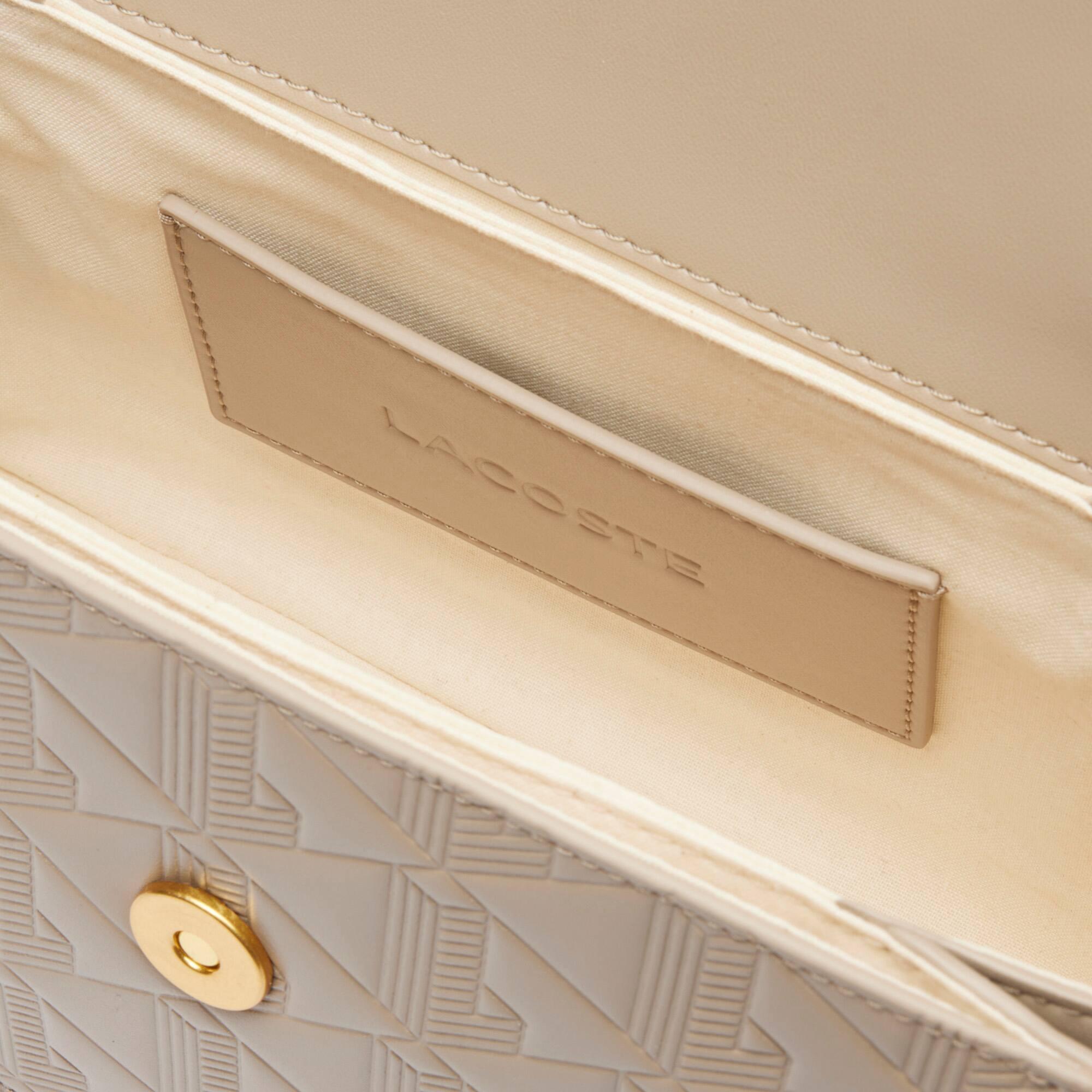 Maheki Embossed Leather Shoulder Bag Product Image