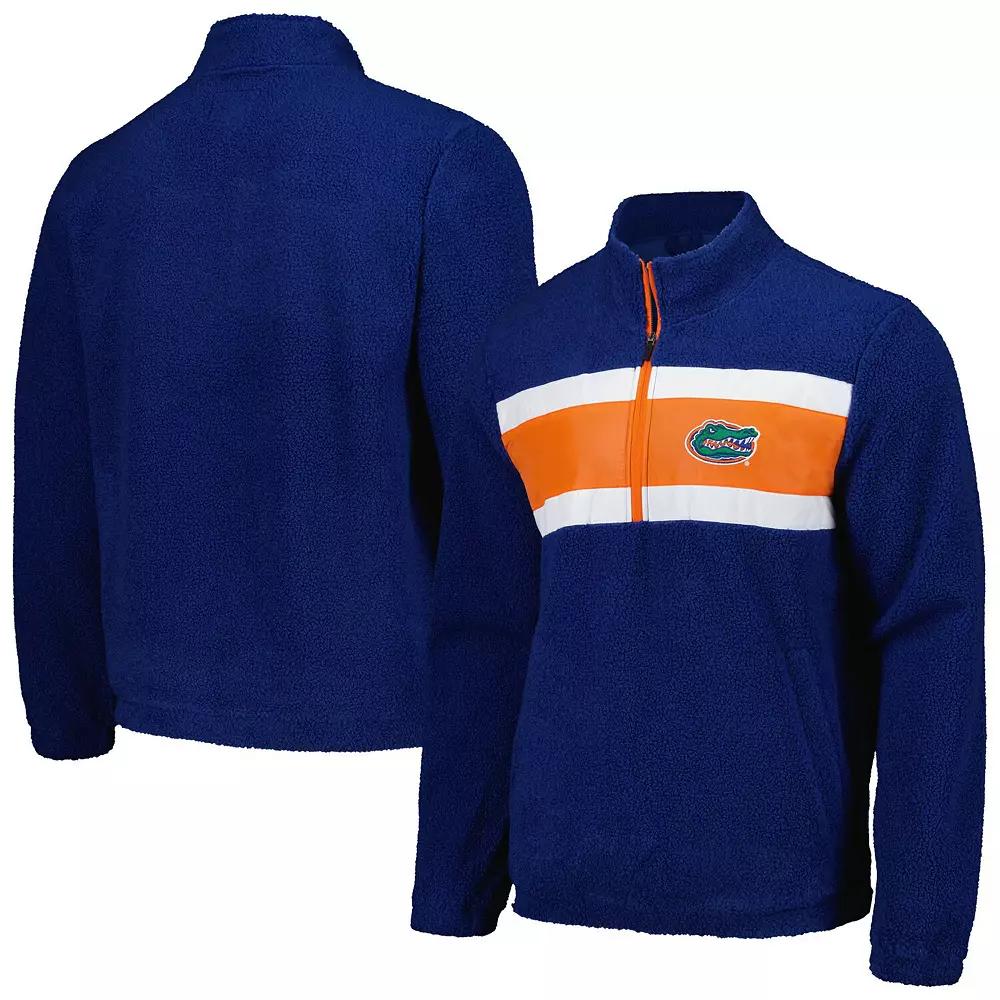 Men's G-III Sports by Carl Banks Royal Florida Gators Pinch Runner Half-Zip Top, Size: 2XL, Blue Product Image