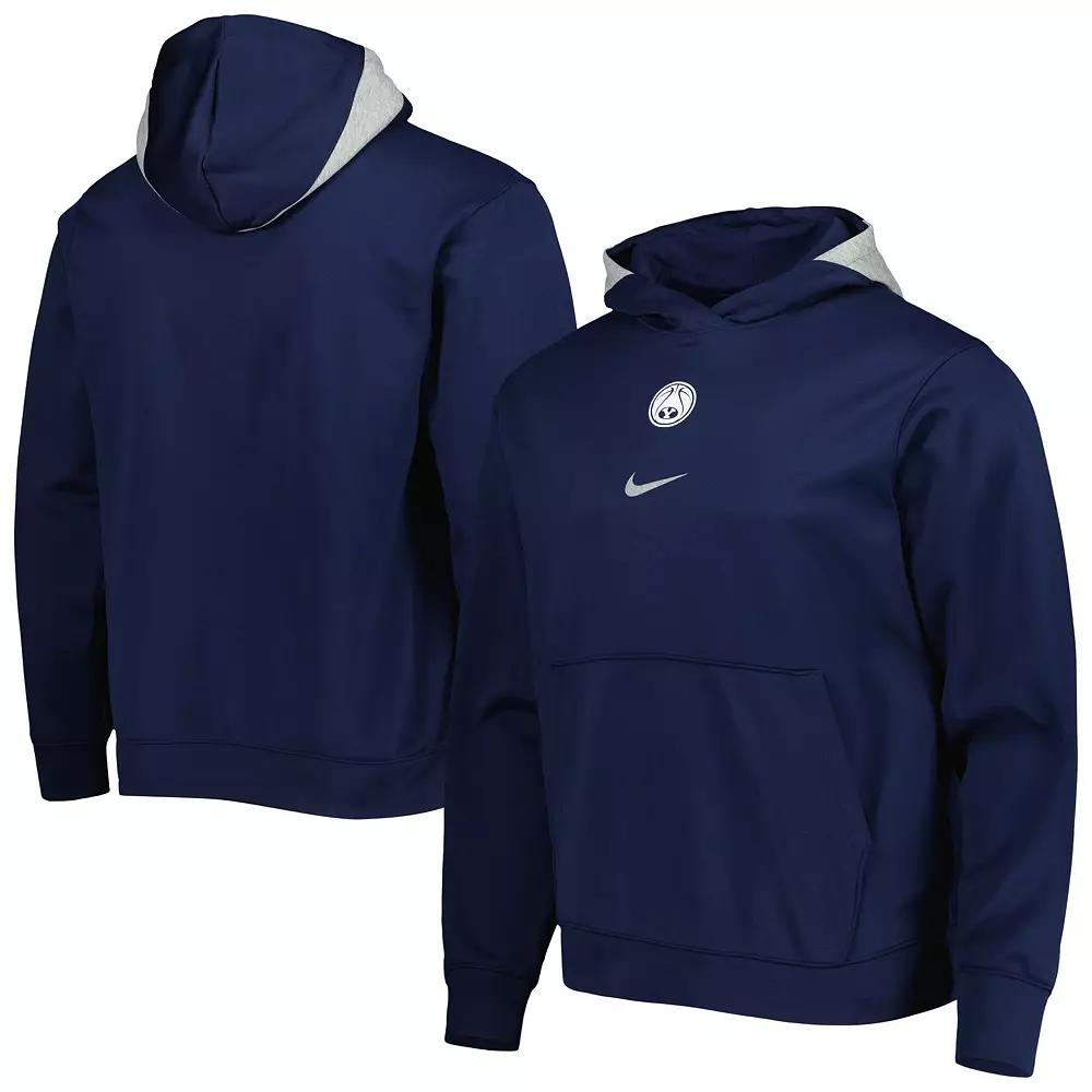 Men's Nike Navy BYU Cougars Spotlight Performance Pullover Hoodie,  Product Image