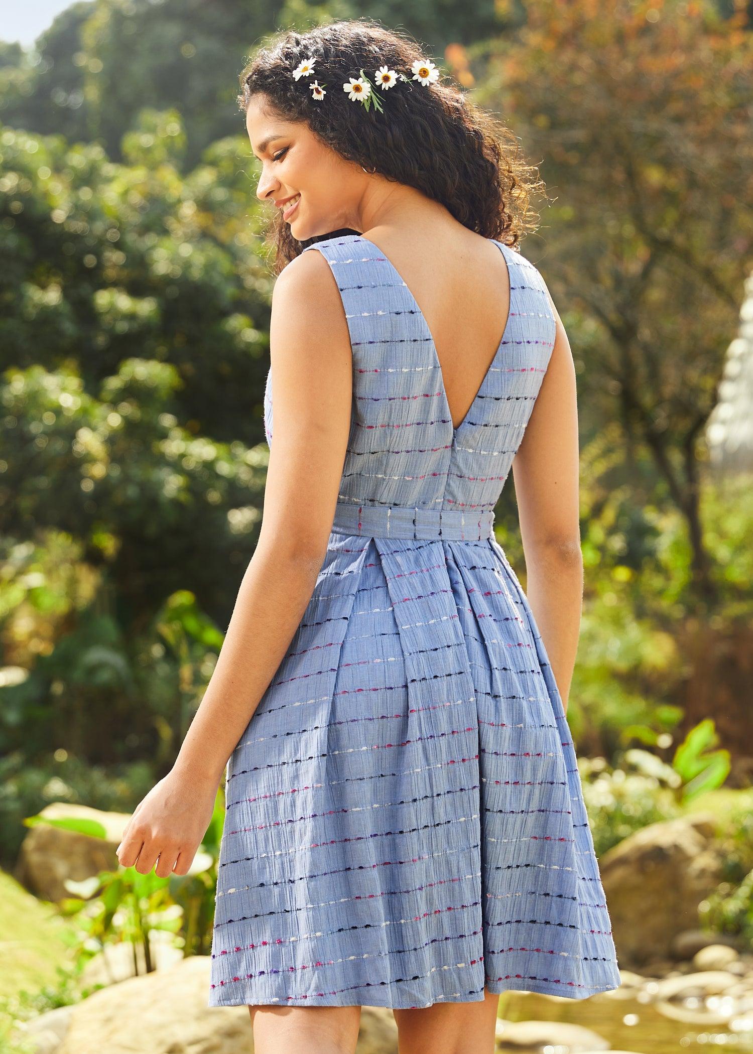Sailor's Reverie Fit & Flare Dress Product Image