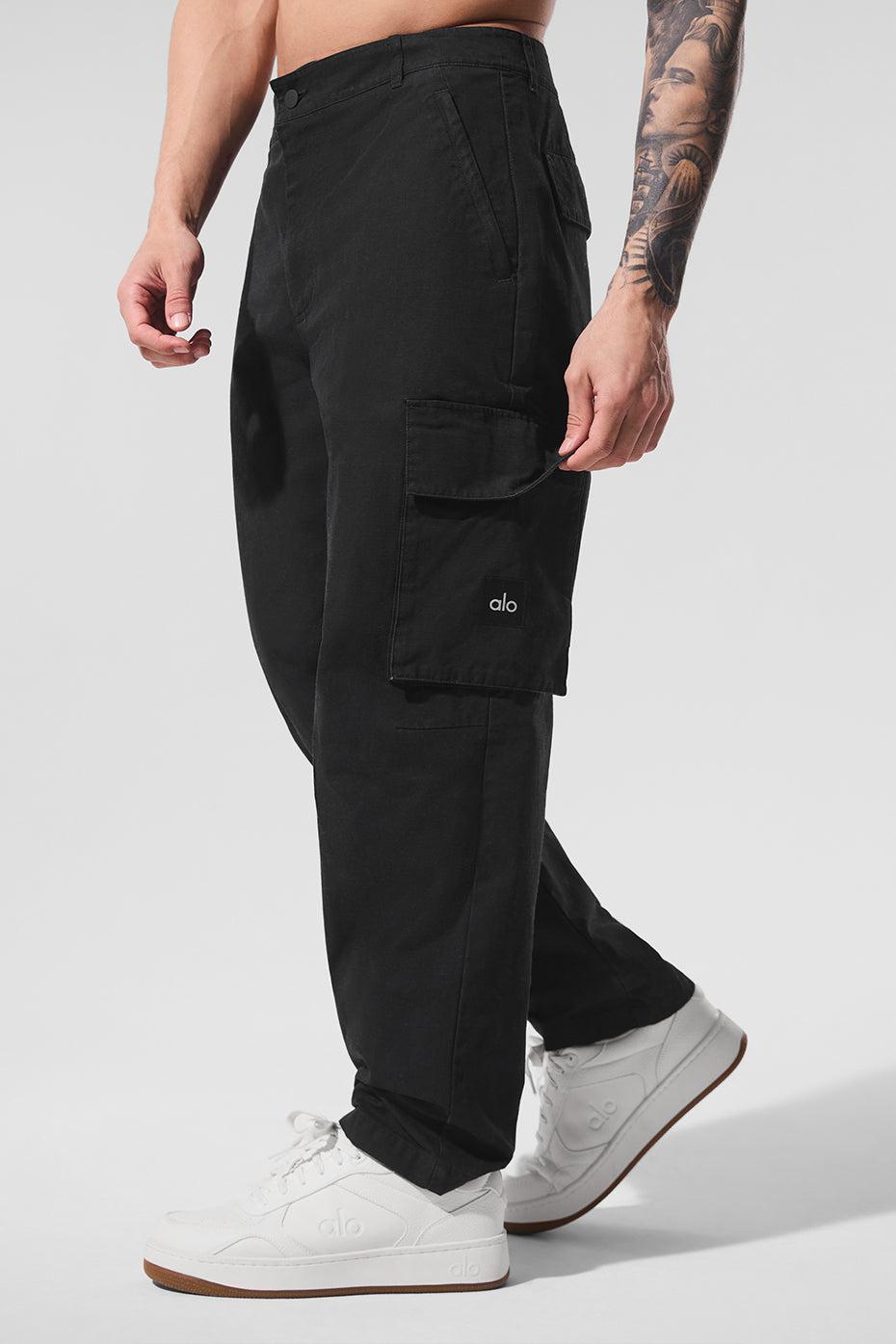 Cargo Ripstop Trouser - Black Product Image