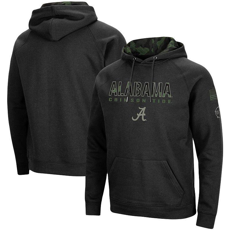 Men's Colosseum Black Oklahoma Sooners OHT Military Appreciation Camo Pullover Hoodie,  Product Image