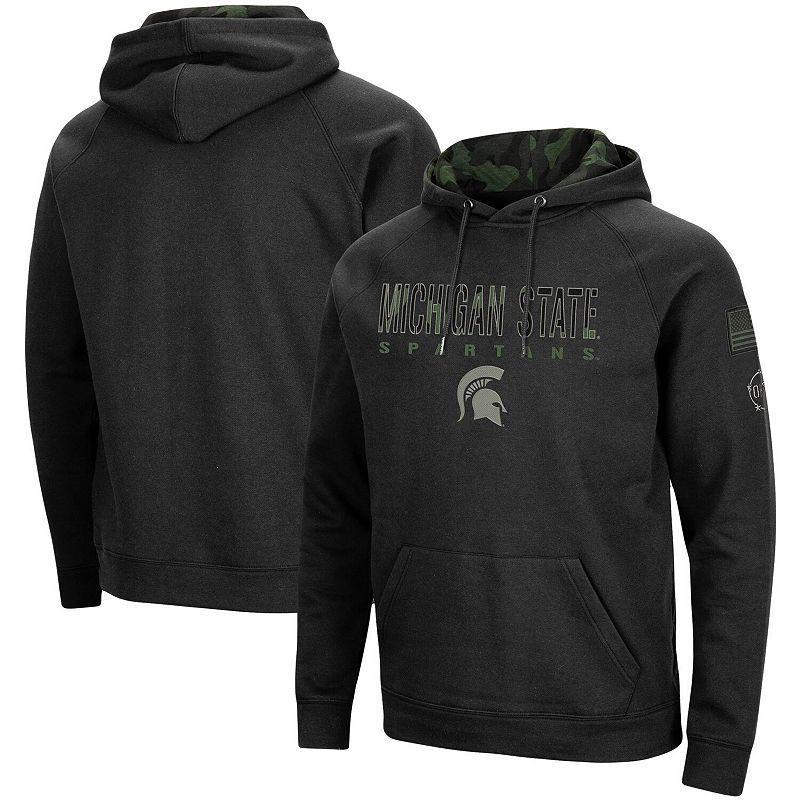 Men's Colosseum Black Oklahoma Sooners OHT Military Appreciation Camo Pullover Hoodie,  Product Image
