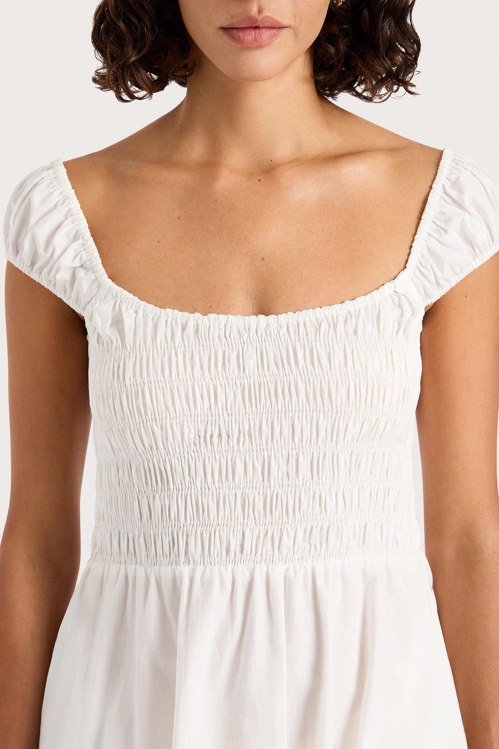 Lene Mini Dress White - Final Sale Product Image