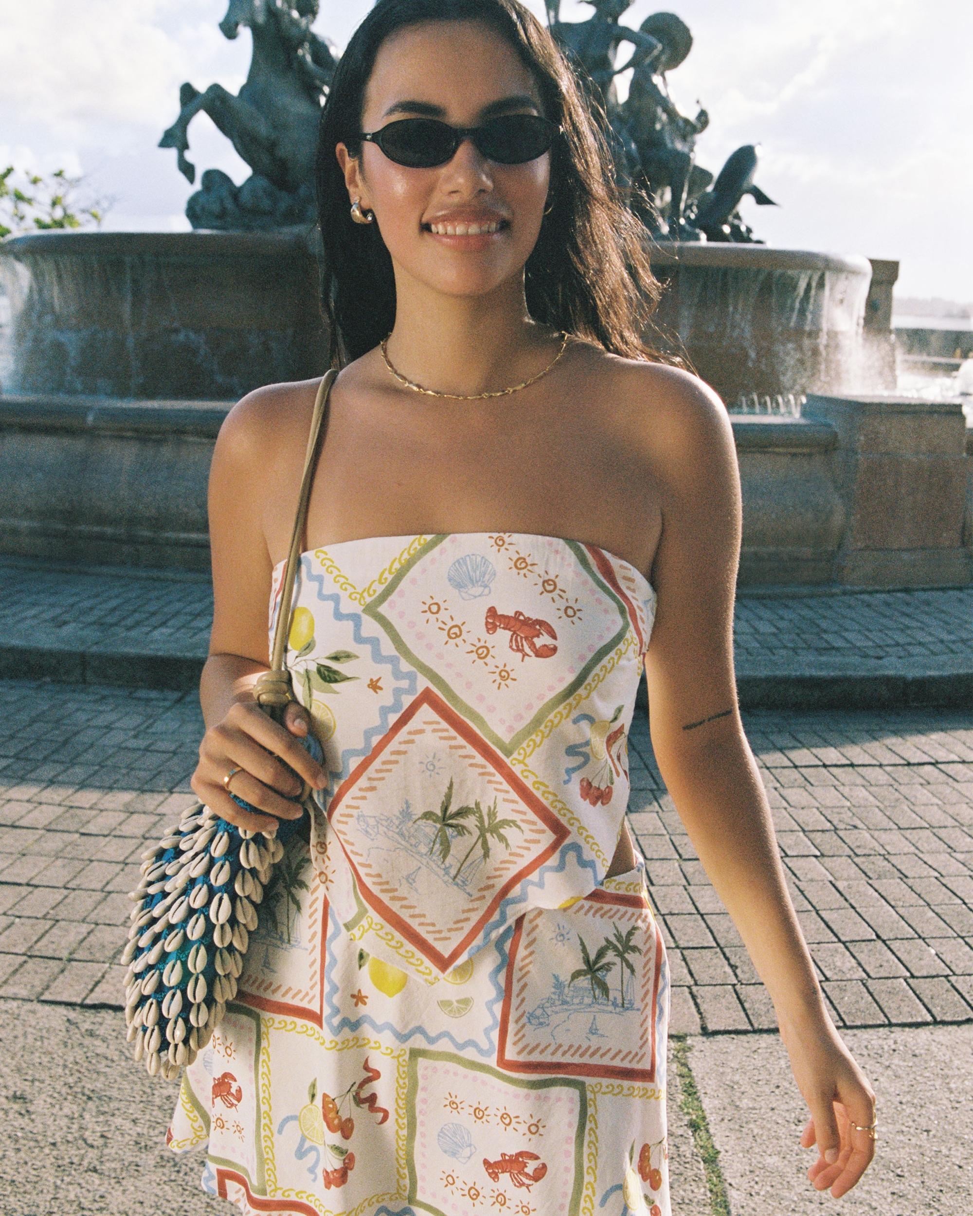 Bra-Free Strapless Scarf Tube Top Product Image