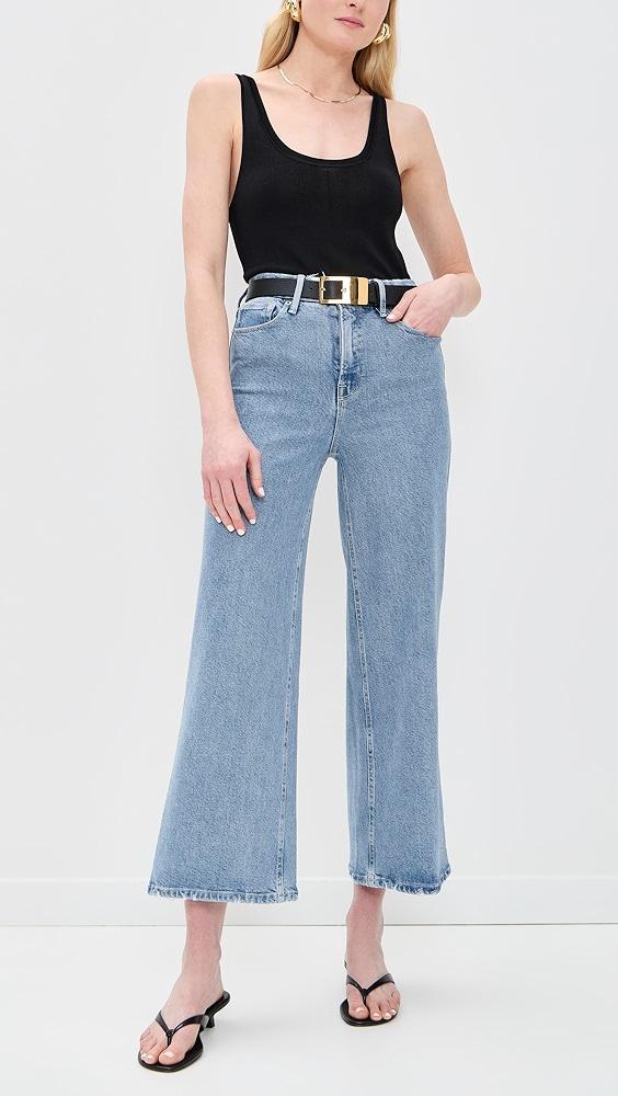 Good American Soft Tech Good Skate Crop Jeans | Shopbop Product Image