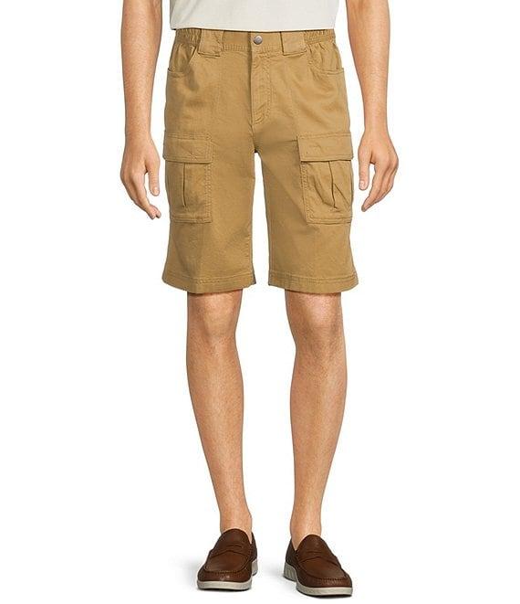 Roundtree & Yorke The Hiker Classic Fit 11#double; Inseam Neutral Cargo Shorts Product Image