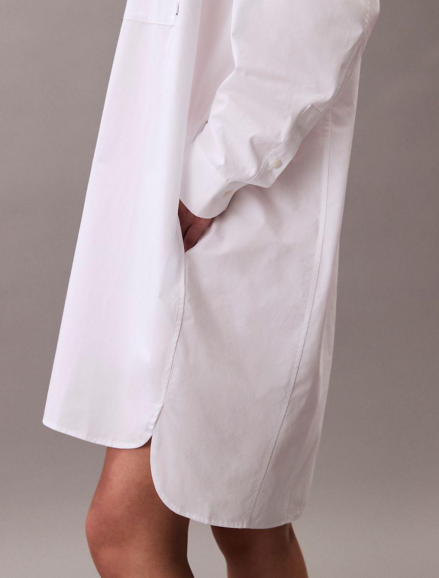 Cotton Relaxed Shirt Dress Product Image