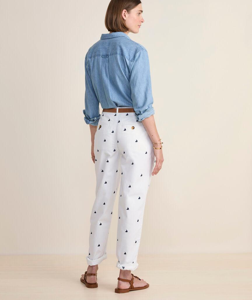 Embroidered Relaxed Chino Product Image