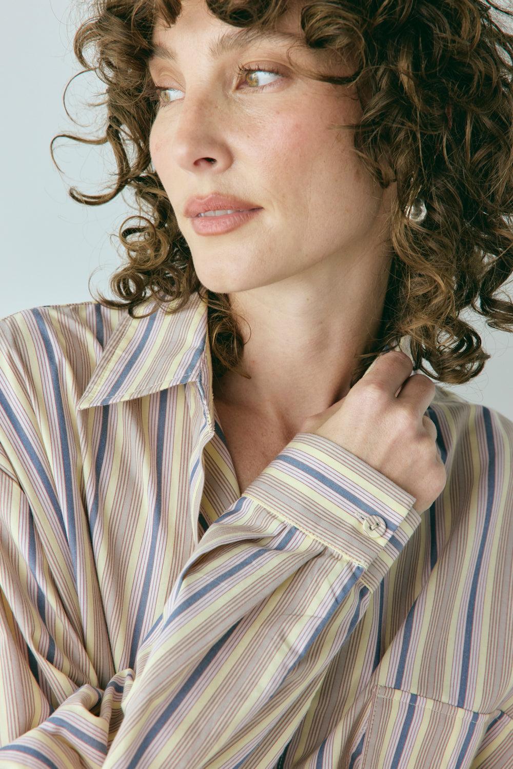 June Shirt Butter Stripe Product Image