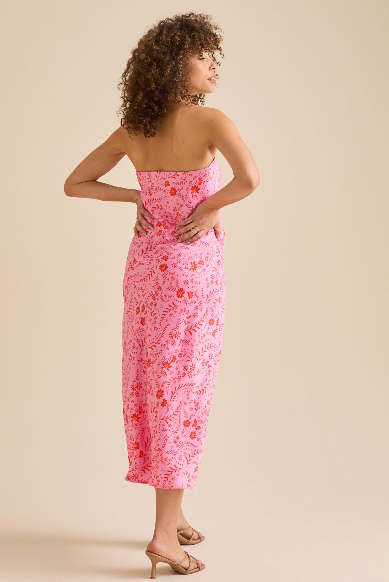 Harmony Floral Midi Dress Product Image
