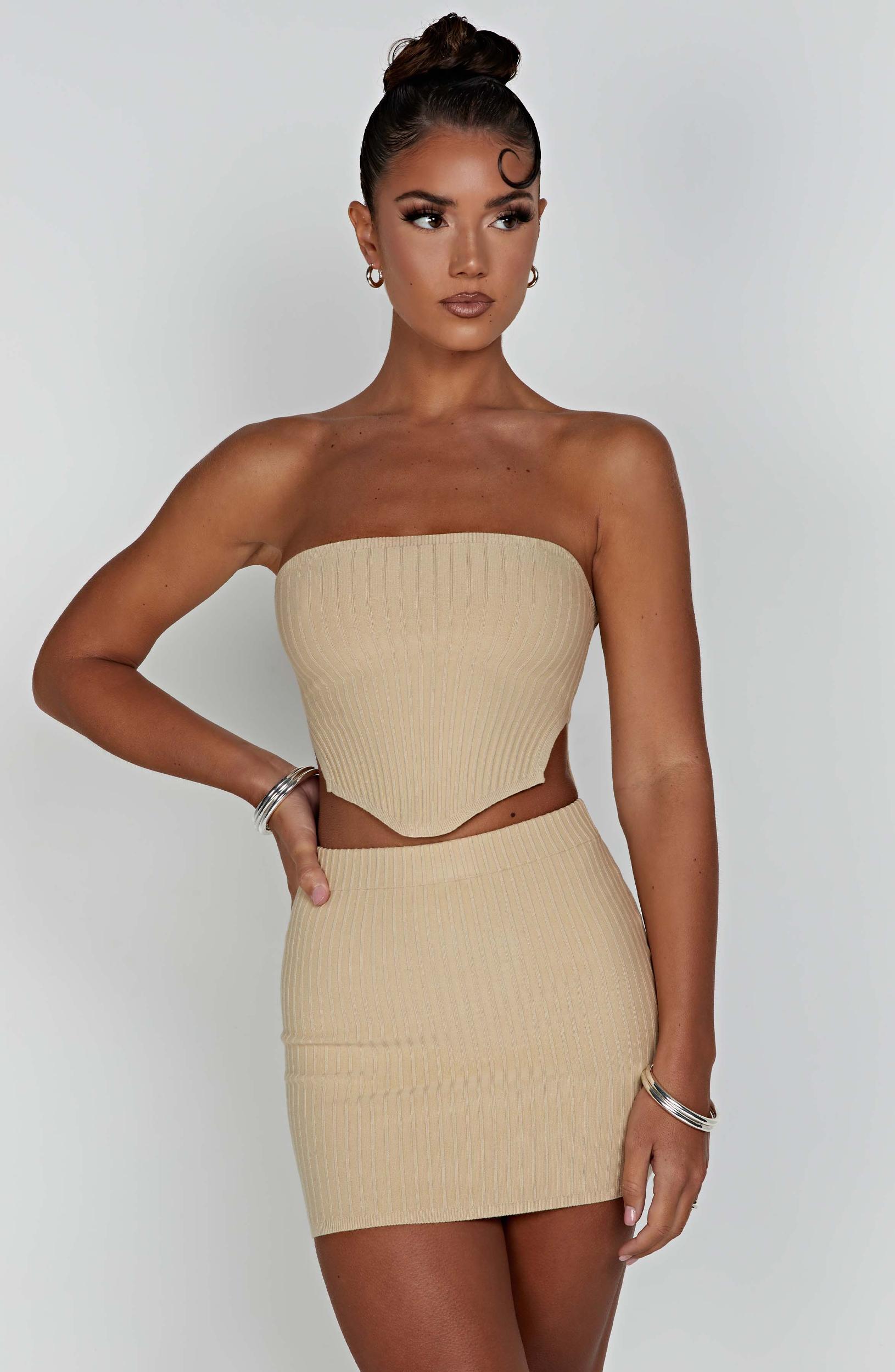 Jaz Top - Beige Product Image