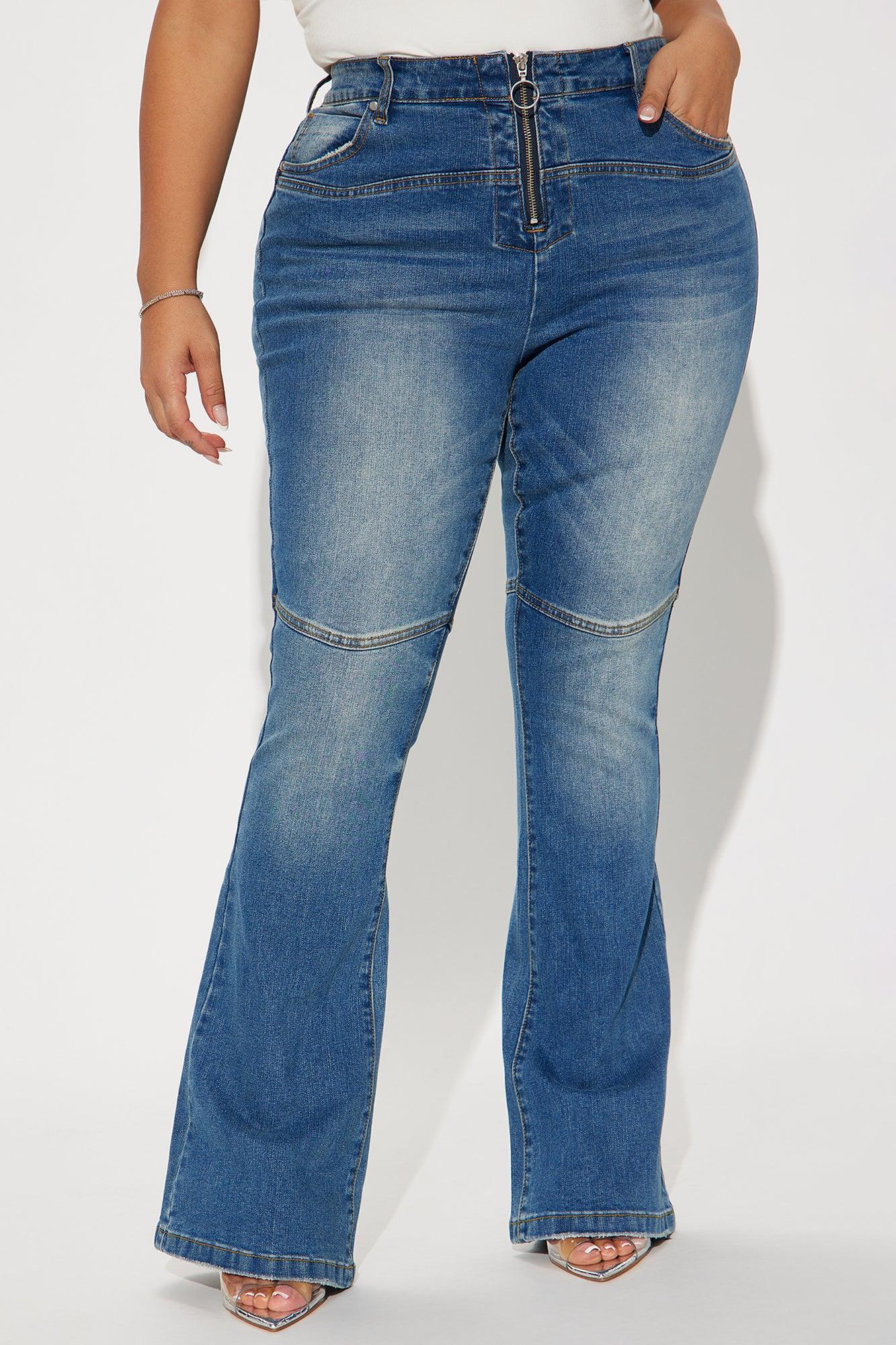 Camila Stretch Bootcut Jeans - Medium Wash Product Image
