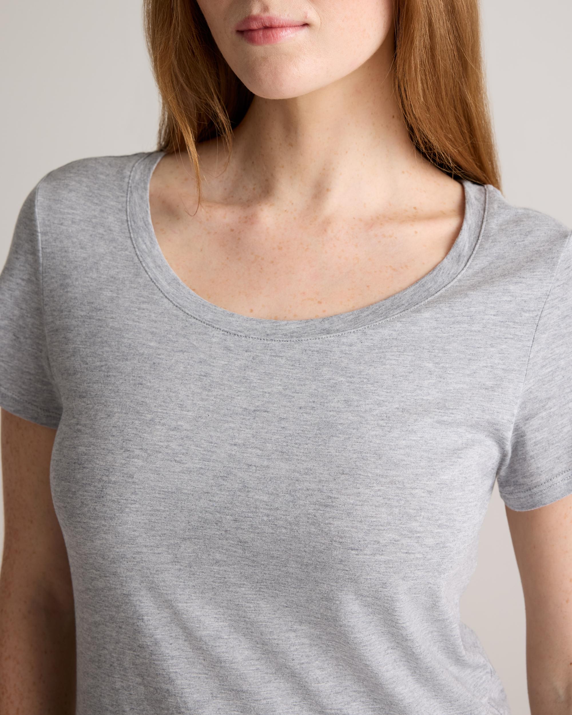 Quince | Women's Cotton Modal Crew Neck T-Shirt Size XS, Cotton/Modal Product Image