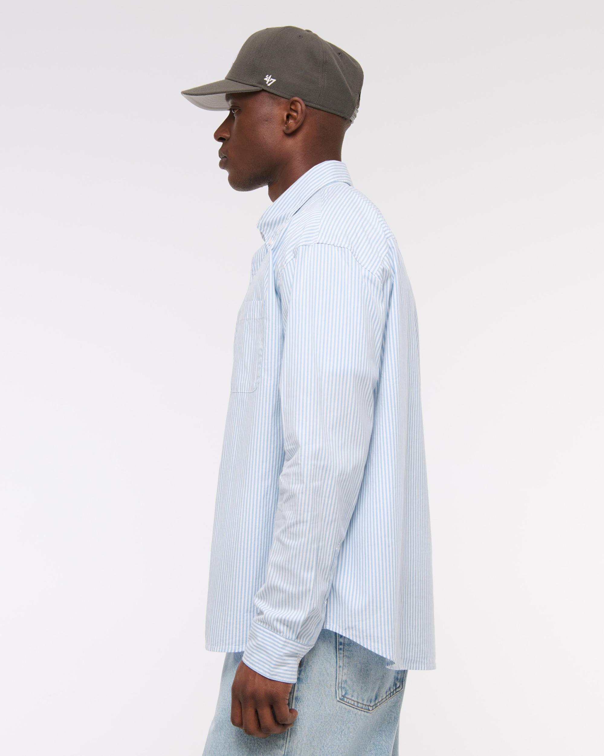 Poplin Button-Up Shirt Product Image