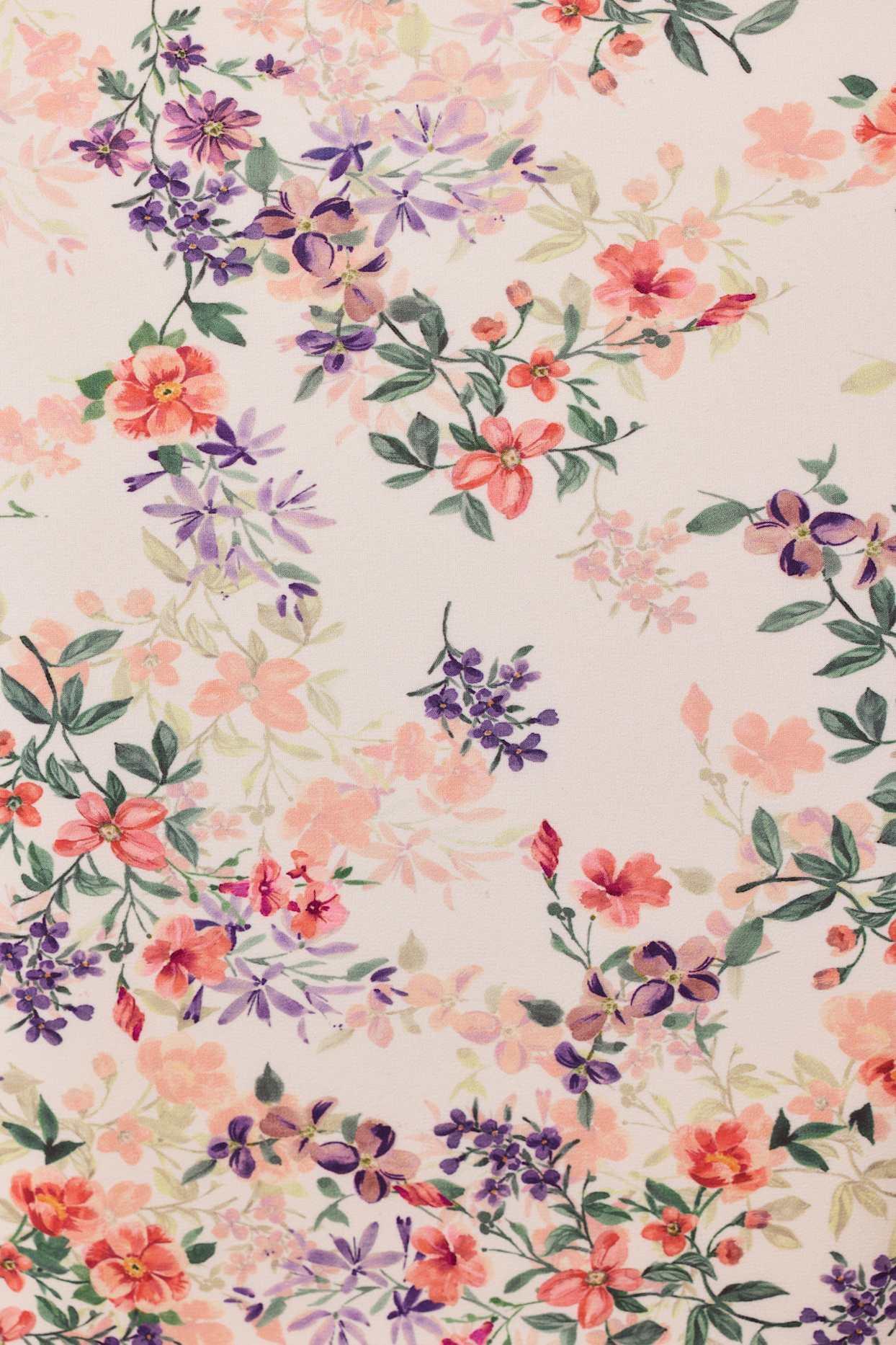 Layered Bra-Detail Fishtail Midaxi Dress in Primrose Floral Print Product Image