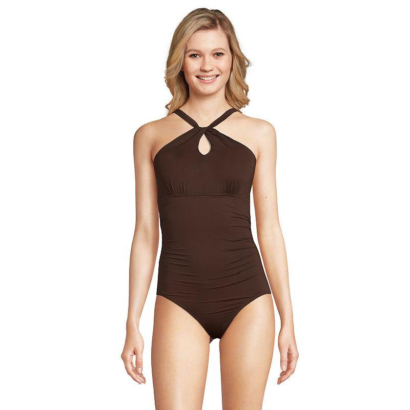 Women's Lands' End Chlorine Resistant Multi Way One-Piece Swimsuit,  Product Image