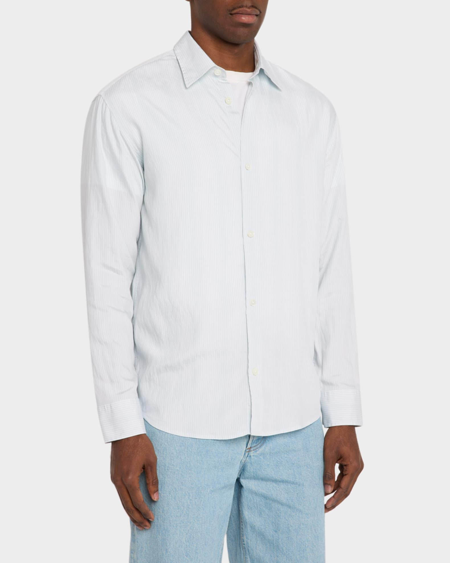 NN07 Freddy Shirt in Baby Blue Product Image