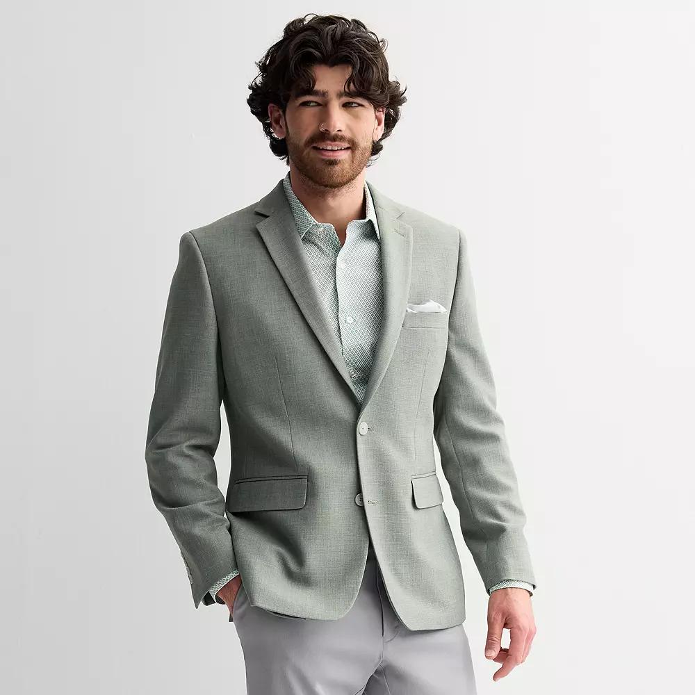 Men's Apt. 9® Premier Flex Slim-Fit Essential Sport Coat, Size: 42 - Regular, Light Green Solid Product Image